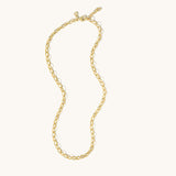 Oval Link Charm Necklace