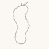 Oval Link Charm Necklace