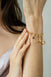 Oval Link Charm Bracelet