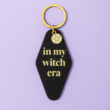 FREE GIFT: In My Witch Era Keychain - Sparkle Black