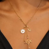 Lariat Charm Necklace