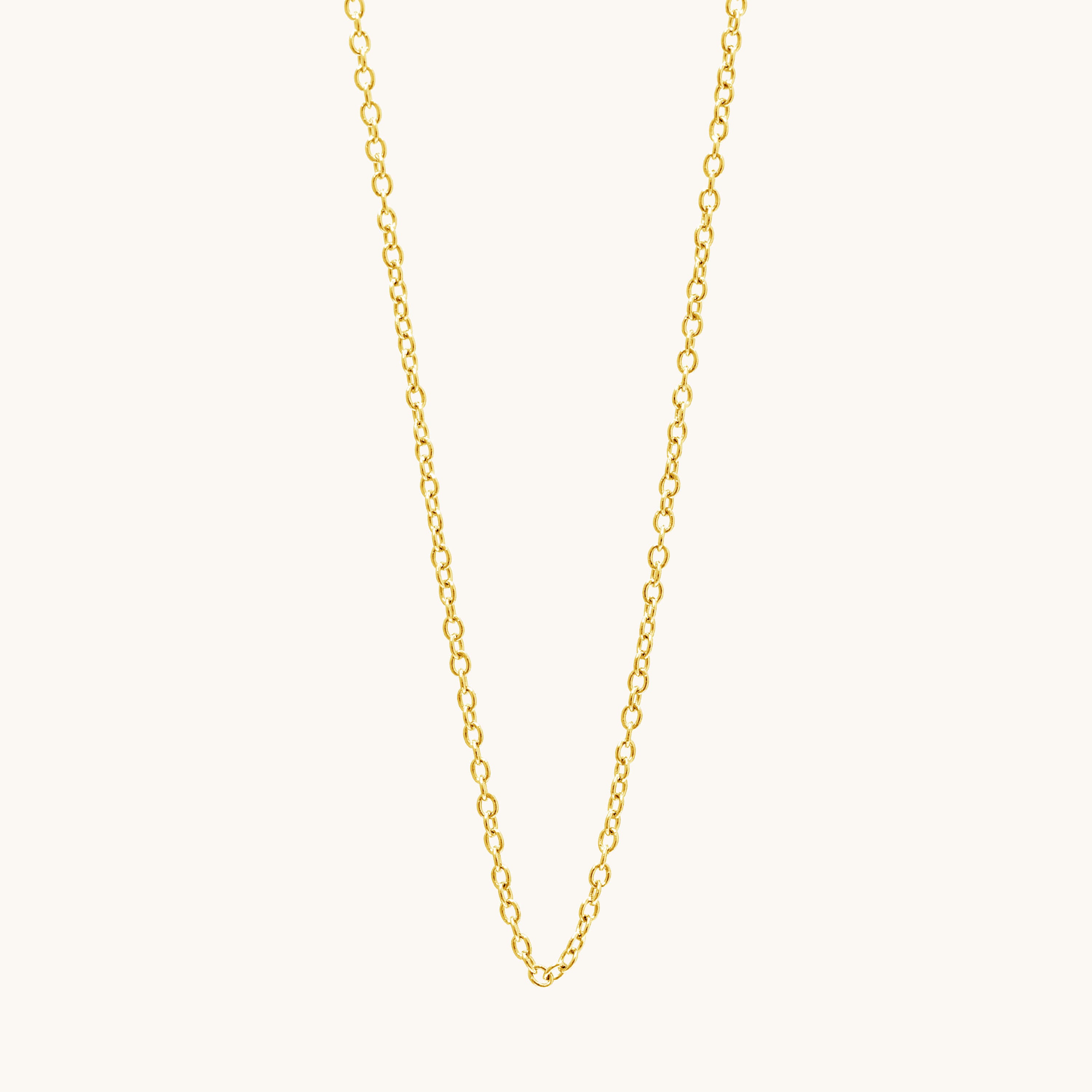 Moonthread Cable Chain Charm Necklace