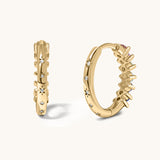 Chakra Huggie Reversible Earrings