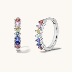 Chakra Huggie Reversible Earrings