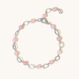 Charm Bracelet - Rose Quartz
