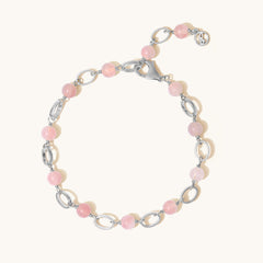 Charm Bracelet - Rose Quartz