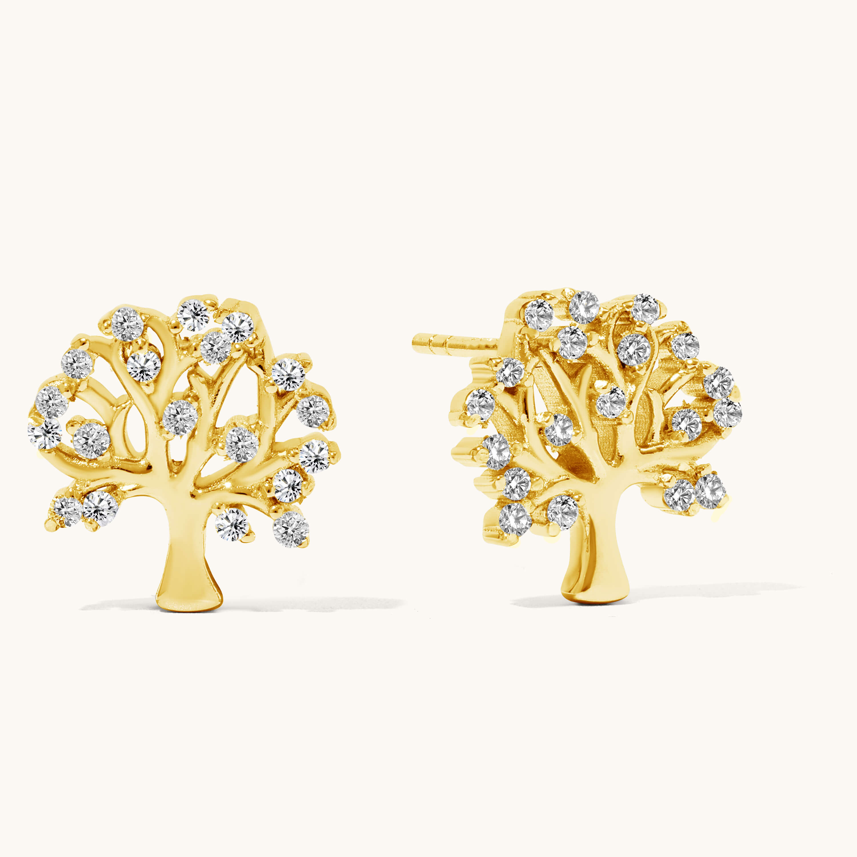 Tree of Life Stud Earrings