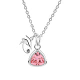 Eye of Horus Charm with Birthstone Necklace