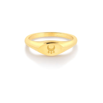 Blessings Mini Signet Ring – Blessed Be Magick