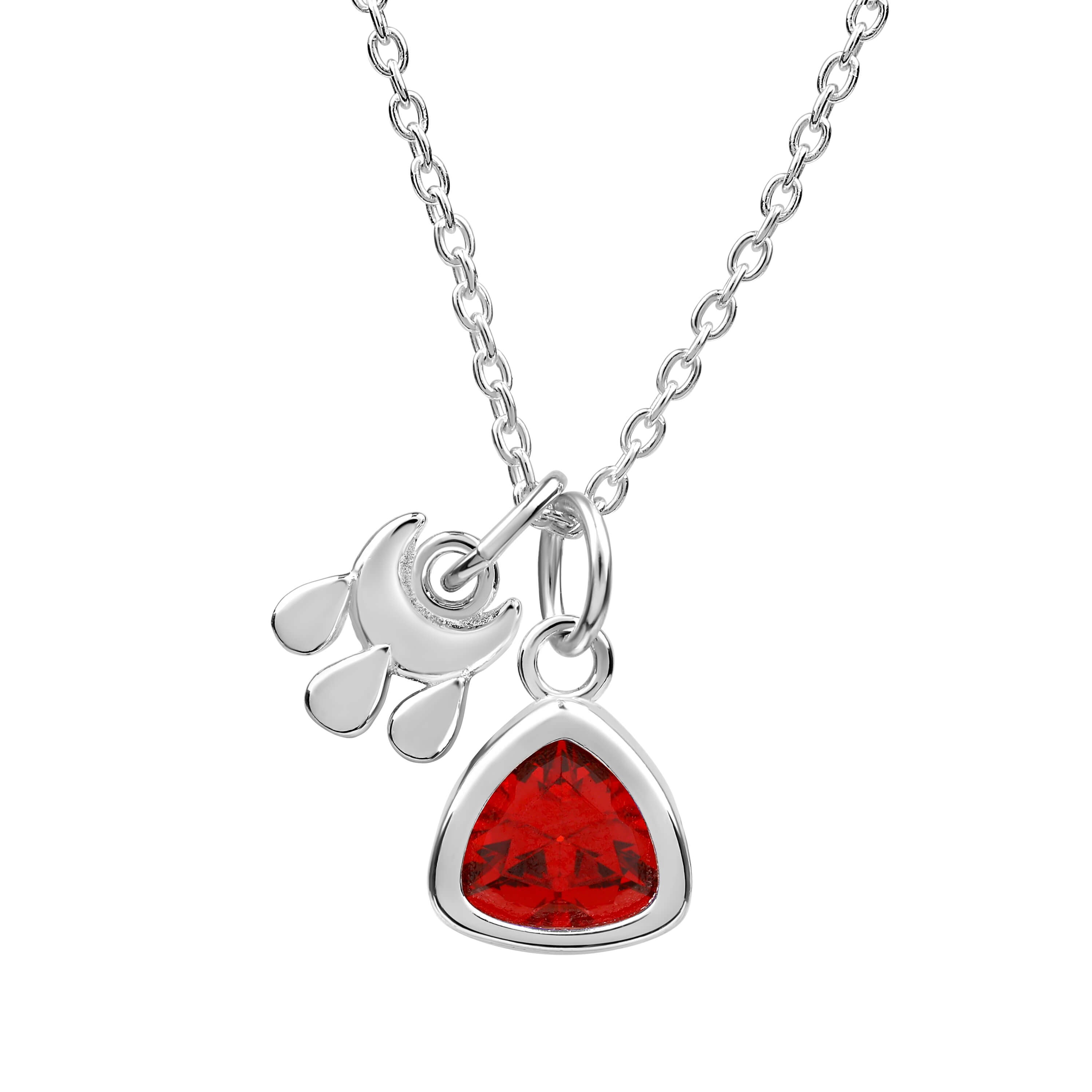 Blessings Charm with Birthstone Necklace
