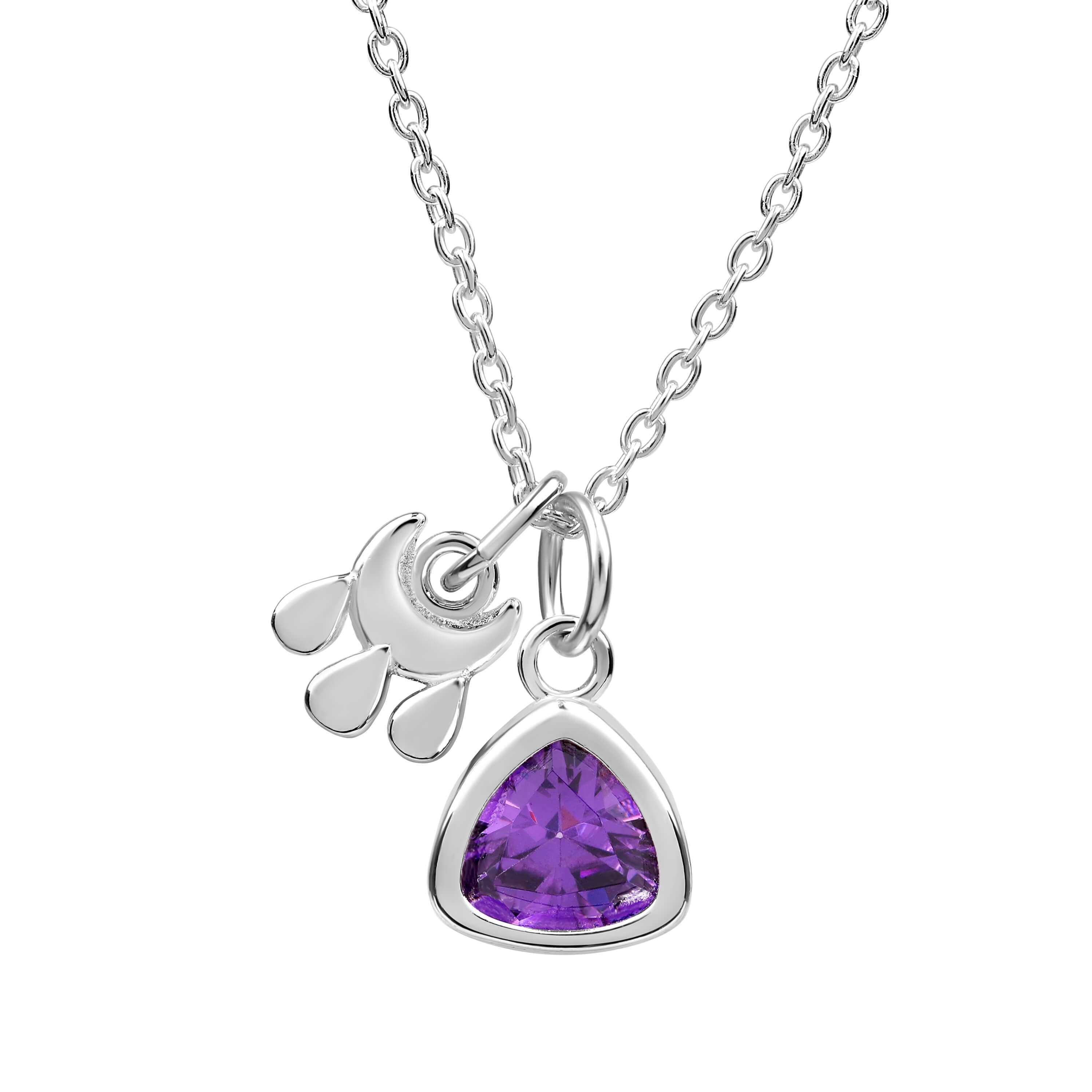 Blessings Charm with Birthstone Necklace