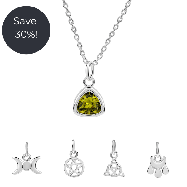 Birthstone Necklace and Complete Charm Bundle - Save 30%