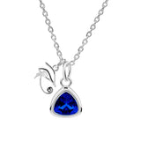 Eye of Horus Charm with Birthstone Necklace