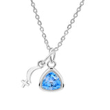 Lilith Planet Charm with Birthstone Necklace