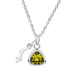 Lilith Planet Charm with Birthstone Necklace