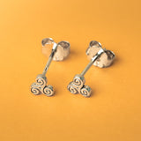 Triskelion Mini Stud Earrings