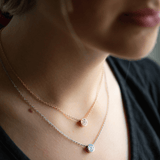 Triple Goddess Mini Pendant Necklace