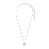 Triple Goddess Round Disc Necklace