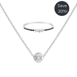 Triple Goddess Ring & Necklace Set (Save 20%)