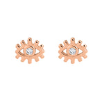 Evil Eye Protection Mini Stud Earrings