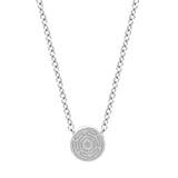 Hecate's Wheel (Strophalos of Hecate) Mini Pendant Necklace - Stainless Steel