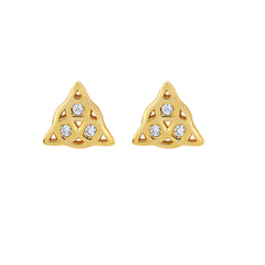 Triquetra Mini Stud Earrings