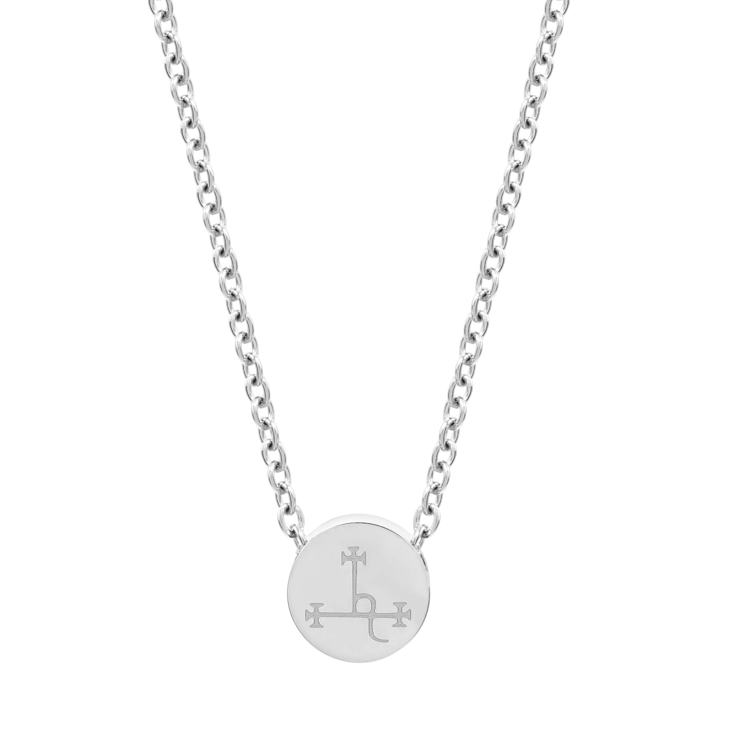 Lilith Sigil Mini Pendant Necklace (Stainless Steel)